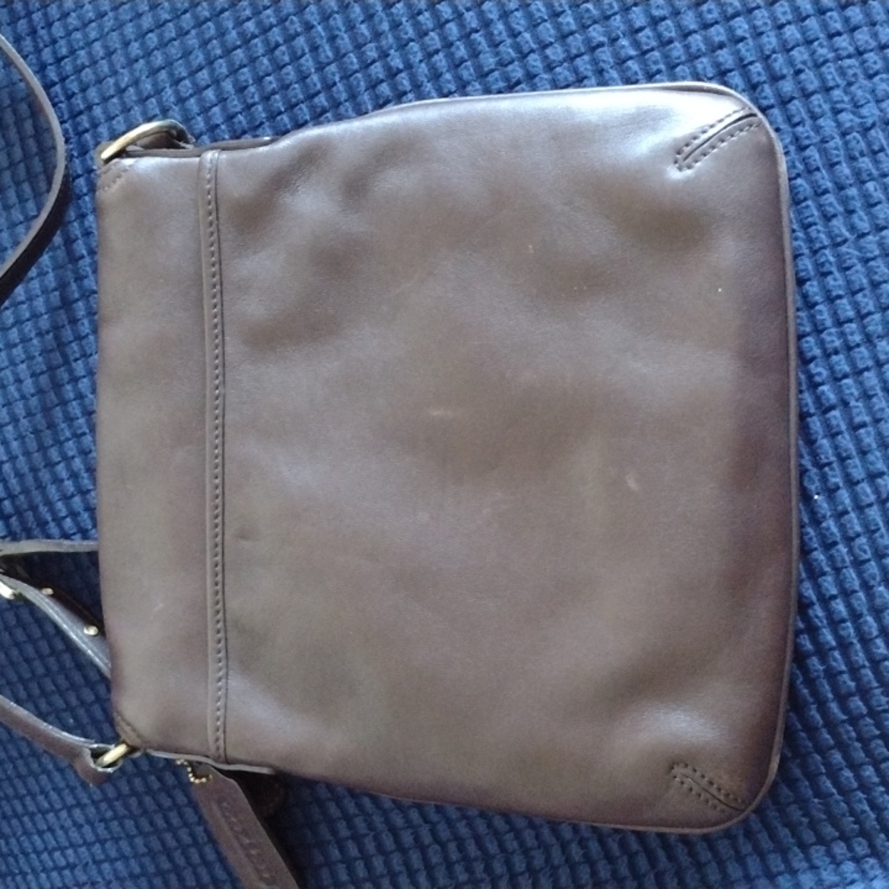 Coach Crossbody Brown Leather E23-9592 - Picture 4 of 9